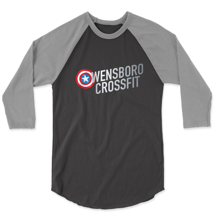 Owensboro CrossFit Captain America Mens - 3/4 Sleeve
