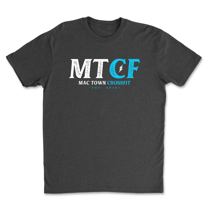 Mac Town CrossFit Blue Lightening Mens - T-Shirt