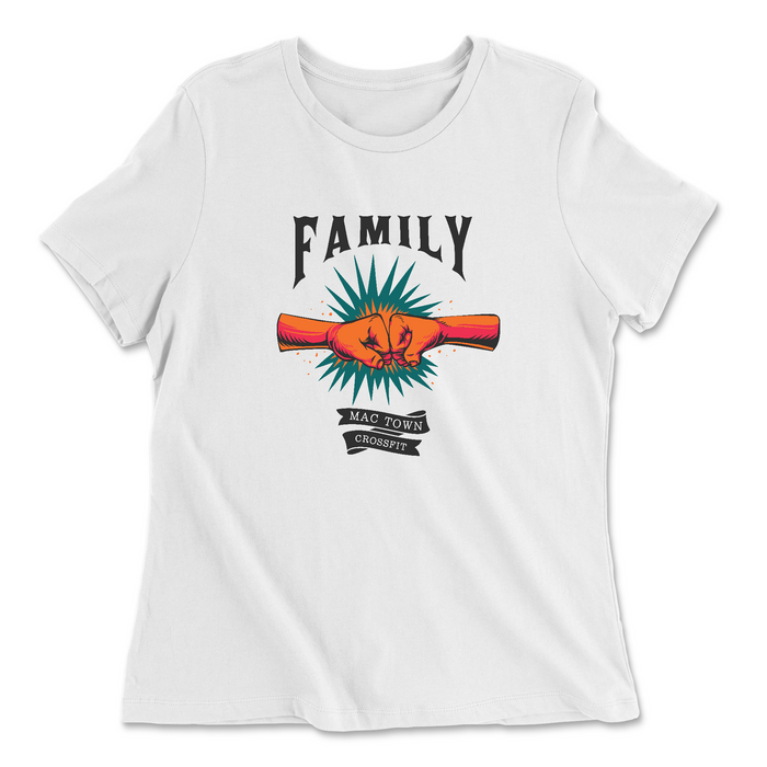 Mac Town CrossFit Family Womens - Relaxed Jersey T-Shirt