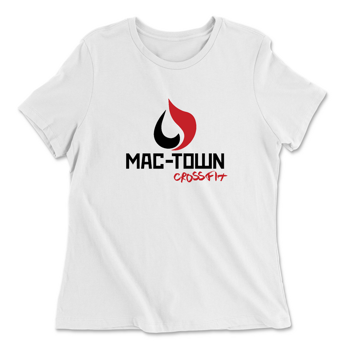 Mac Town CrossFit Stacked Womens - Relaxed Jersey T-Shirt