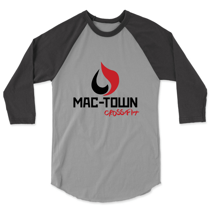 Mac Town CrossFit Stacked Mens - 3/4 Sleeve