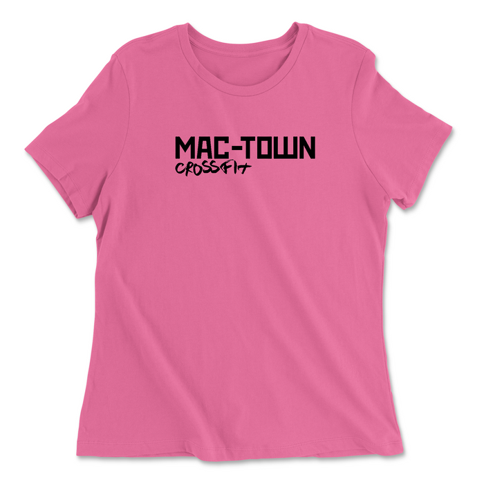 Mac Town CrossFit One Color Womens - Relaxed Jersey T-Shirt