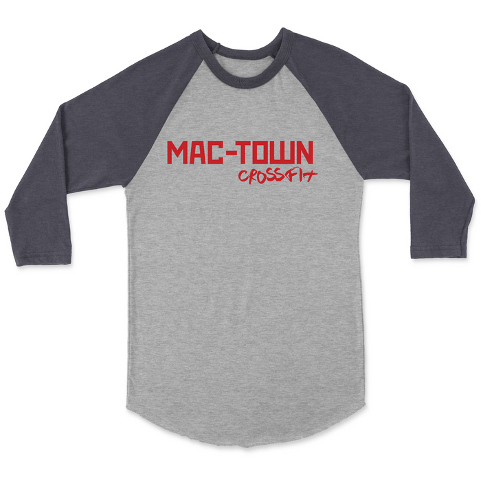 Mac Town CrossFit Red Mens - 3/4 Sleeve