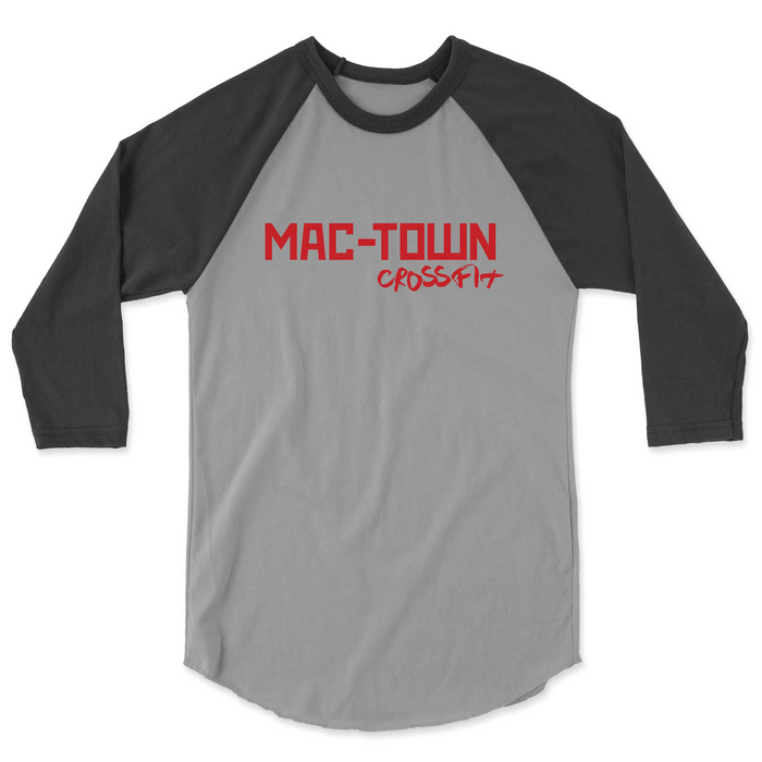 Mac Town CrossFit Red Mens - 3/4 Sleeve