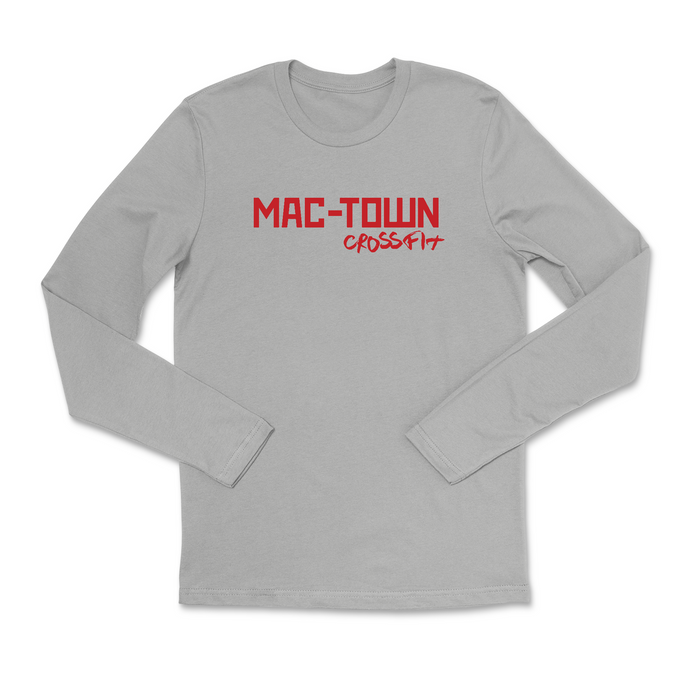 Mac Town CrossFit Red Mens - Long Sleeve