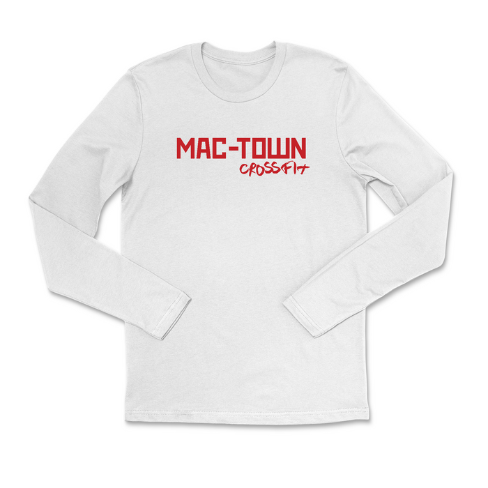 Mac Town CrossFit Red Mens - Long Sleeve