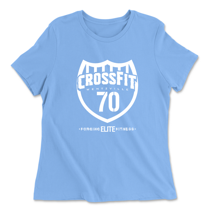 Womens 2X-Large CAROLINA_BLUE Relaxed Jersey T-Shirt