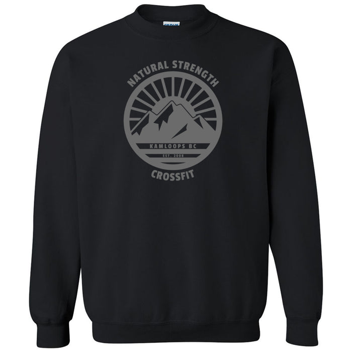 Natural Strength CrossFit - 100 - 02 Wilderness Gray - Crewneck Sweatshirt