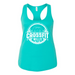 Womens 2X-Large TAHITI_BLUE Tank Top (Front Print Only)