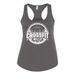 Womens 2X-Large DARK_GRAY Tank Top (Front Print Only)