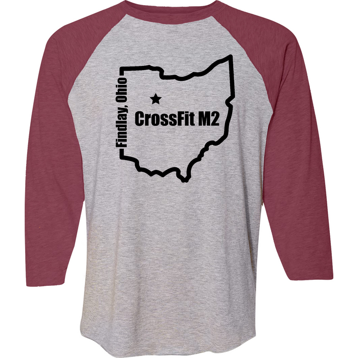CrossFit M2 Ohio Mens - 3/4 Sleeve