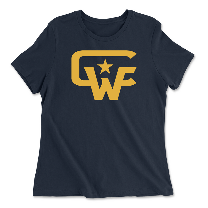 CrossFit Washington Gold Womens - Relaxed Jersey T-Shirt