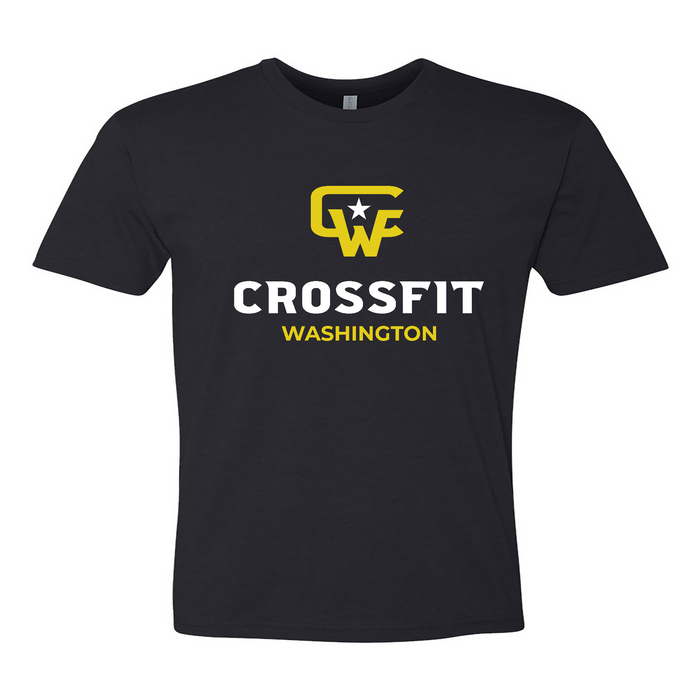CrossFit Washington Standard (Yellow and White) Mens - T-Shirt