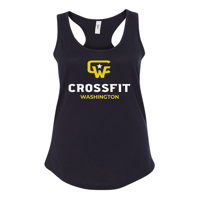 CrossFit Washington Standard (Yellow and White) Womens - Tank Top