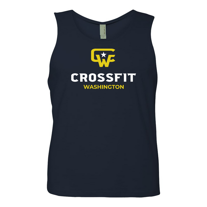 CrossFit Washington Standard (Yellow and White) Mens - Tank Top