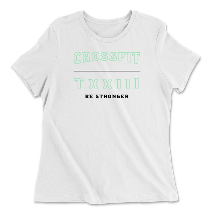 CrossFit TXXIII Be Stronger Stacked Womens - Relaxed Jersey T-Shirt