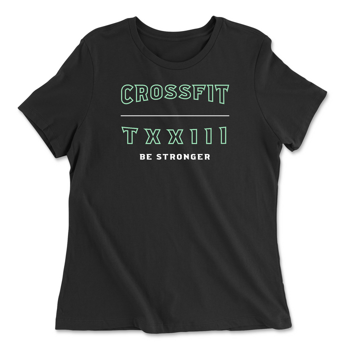 CrossFit TXXIII Be Stronger Stacked Womens - Relaxed Jersey T-Shirt