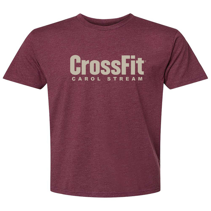 CrossFit Carol Stream Gray Mens - T-Shirt