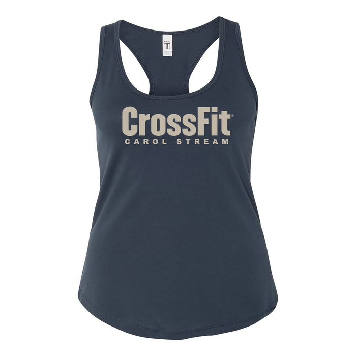 CrossFit Carol Stream Gray Womens - Tank Top