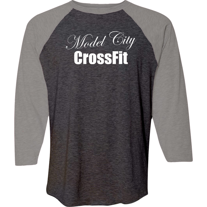 Model City CrossFit Script Mens - 3/4 Sleeve