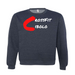 Mens 2X-Large CLASSIC_NAVY_HEATHER Midweight Sweatshirt