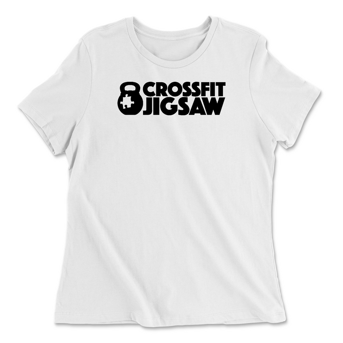 CrossFit Jigsaw Horizontal Womens - Relaxed Jersey T-Shirt