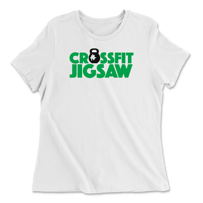 CrossFit Jigsaw KettleBell Womens - Relaxed Jersey T-Shirt