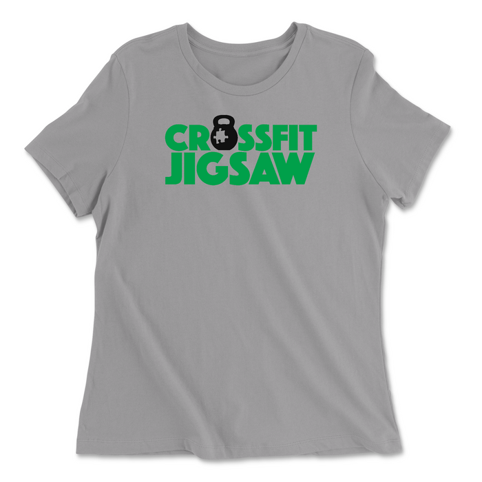 CrossFit Jigsaw KettleBell Womens - Relaxed Jersey T-Shirt