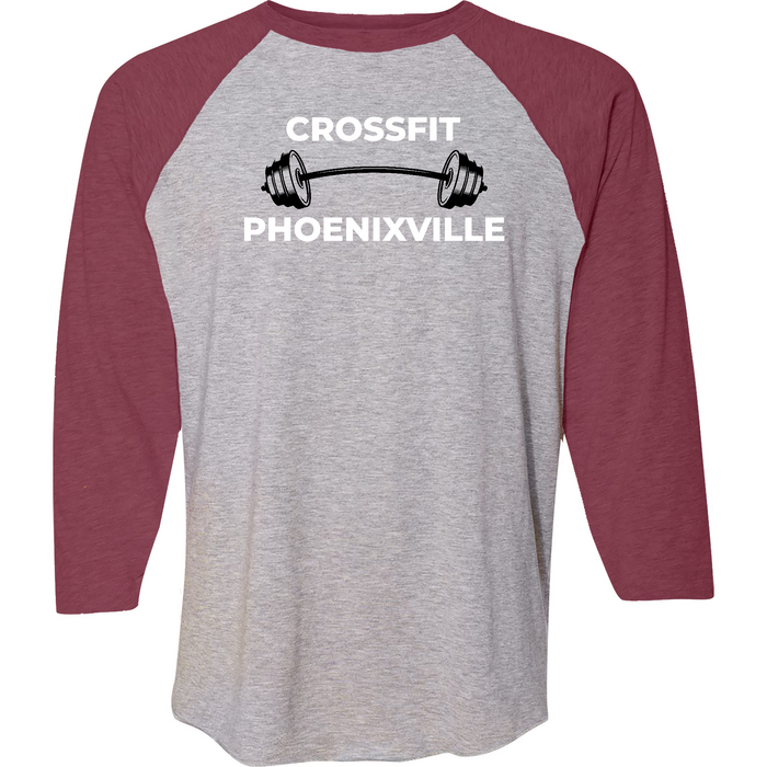 CrossFit Phoenixville Barbell Mens - 3/4 Sleeve