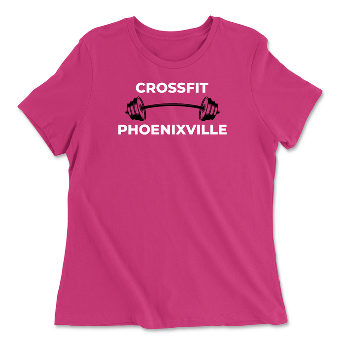 CrossFit Phoenixville Barbell Womens - Relaxed Jersey T-Shirt