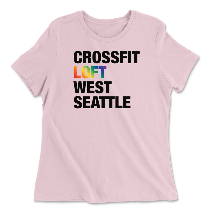 CrossFit Loft Rainbow Womens - Relaxed Jersey T-Shirt