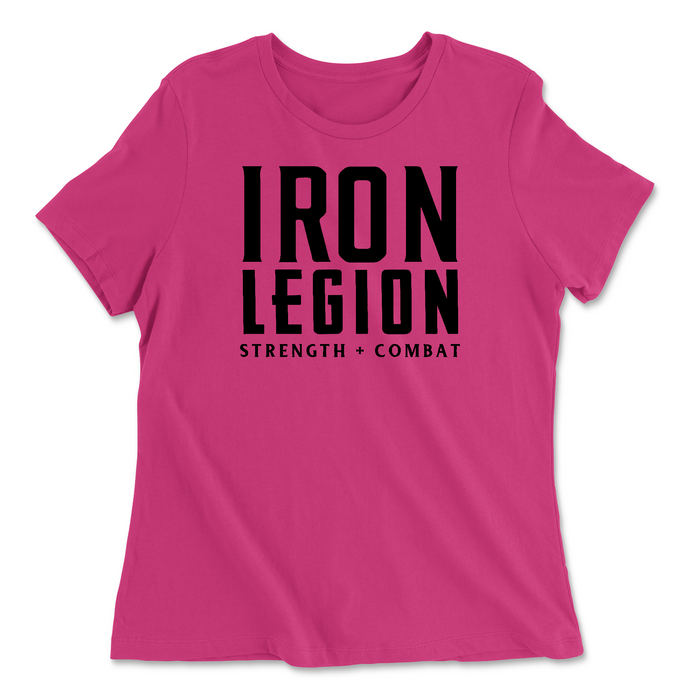 CrossFit Iron Legion Stacked Womens - Relaxed Jersey T-Shirt