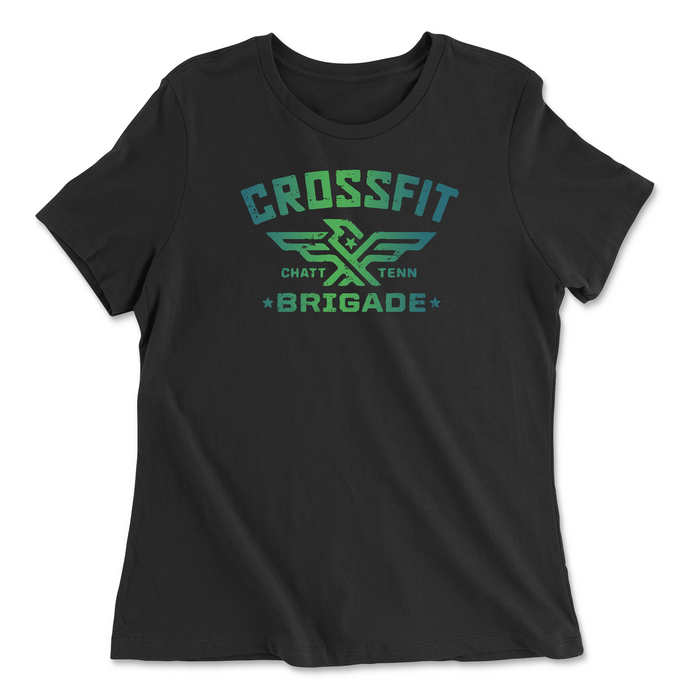CrossFit Brigade Gradient Womens - Relaxed Jersey T-Shirt