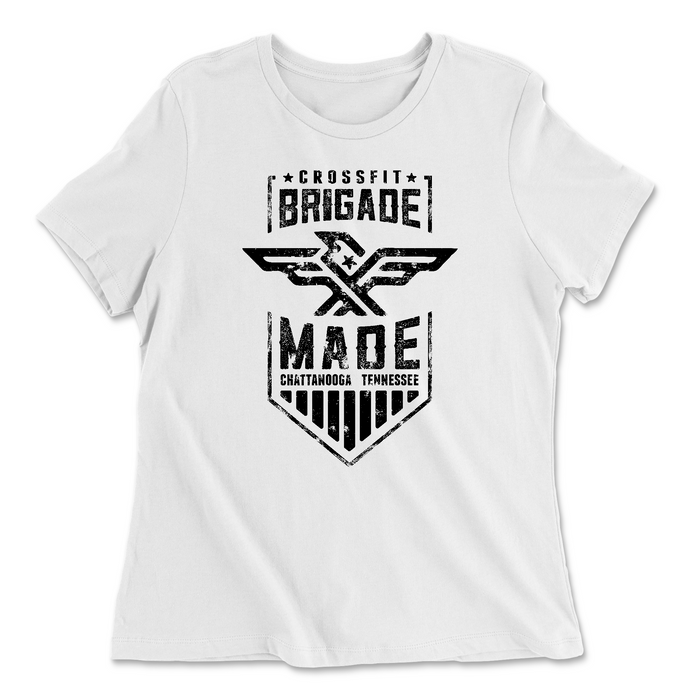 CrossFit Brigade Bridage Made One Color Womens - Relaxed Jersey T-Shirt