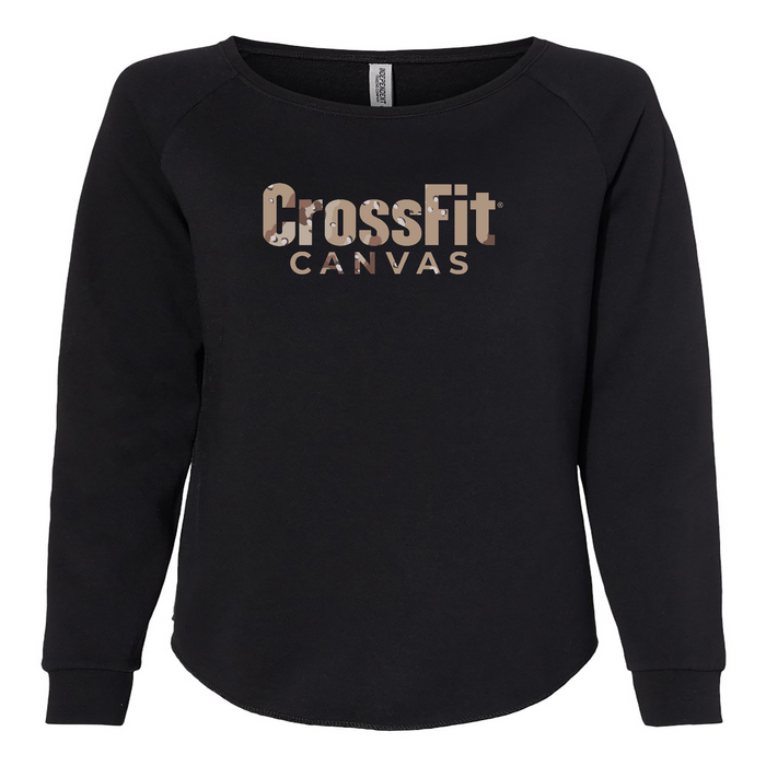 CrossFit Canvas Camo 1 Womens - CrewNeck