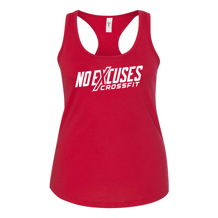 Womens 2X-Large RED Tank Top (Front Print Only)