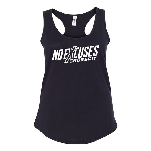 Womens 2X-Large BLACK Tank Top (Front Print Only)