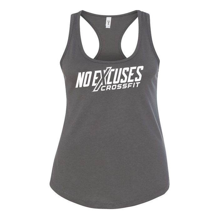 Womens 2X-Large DARK_GRAY Tank Top (Front Print Only)