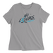 Womens 2X-Large SOLID_ATHLETIC_GREY Relaxed Jersey T-Shirt