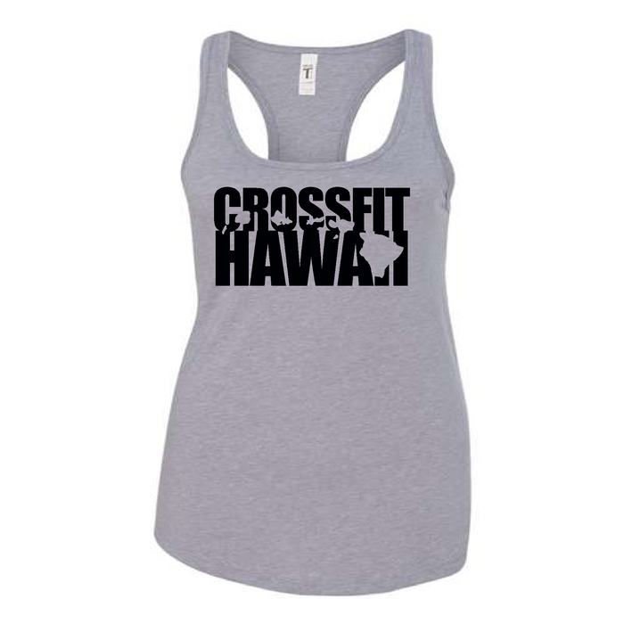 Womens 2X-Large HEATHER_GREY Tank Top (Front Print Only)