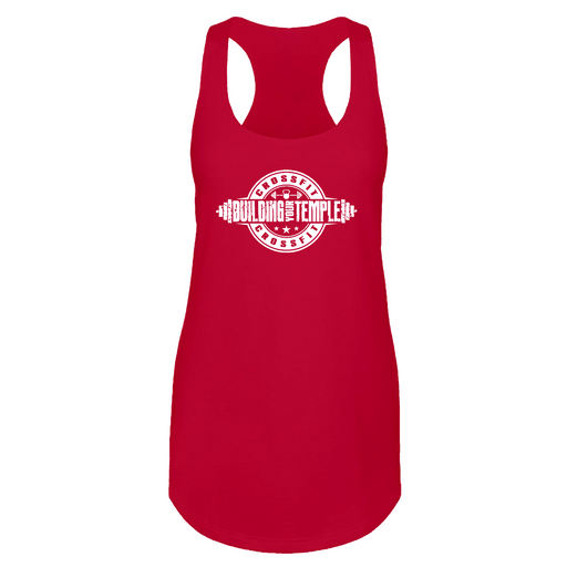 Womens 2X-Large Red Tank Top (Front Print Only)