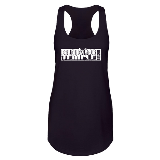 Womens 2X-Large Black Tank Top (Front Print Only)