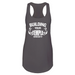 Womens 2X-Large Dark Gray Tank Top (Front Print Only)