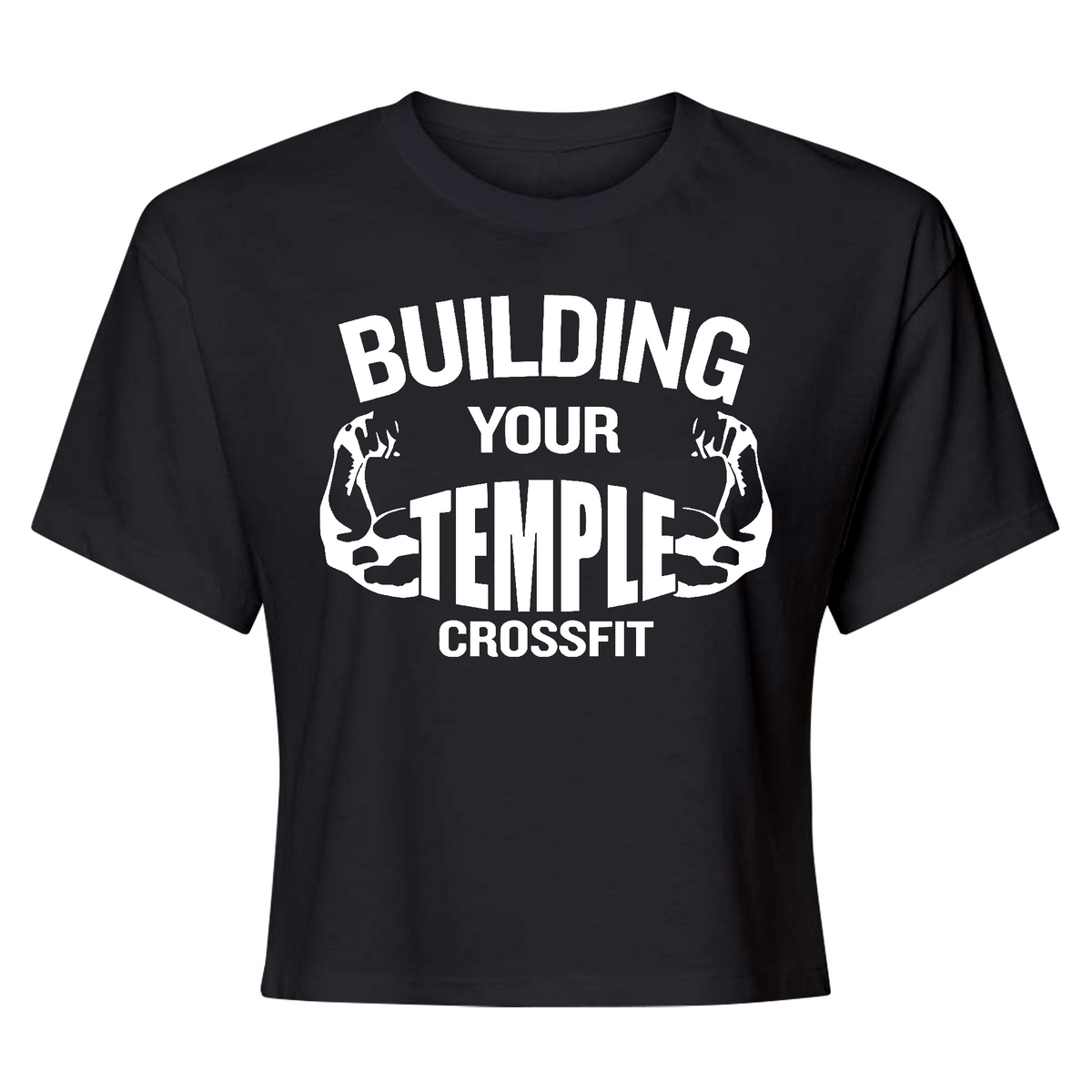 Building Your Temple CrossFit BYT Womens Crop Top — Fully Amped