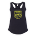 Womens 2X-Large Black Tank Top (Front Print Only)