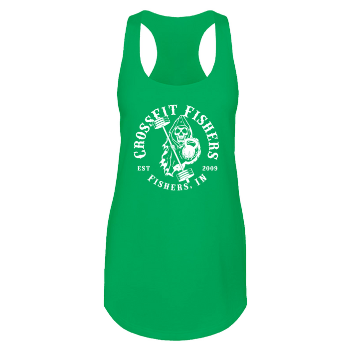 Womens 2X-Large Kelly Green Tank Top (Front Print Only)