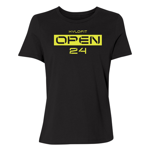 Womens 2X-Large Black Relaxed Jersey T-Shirt