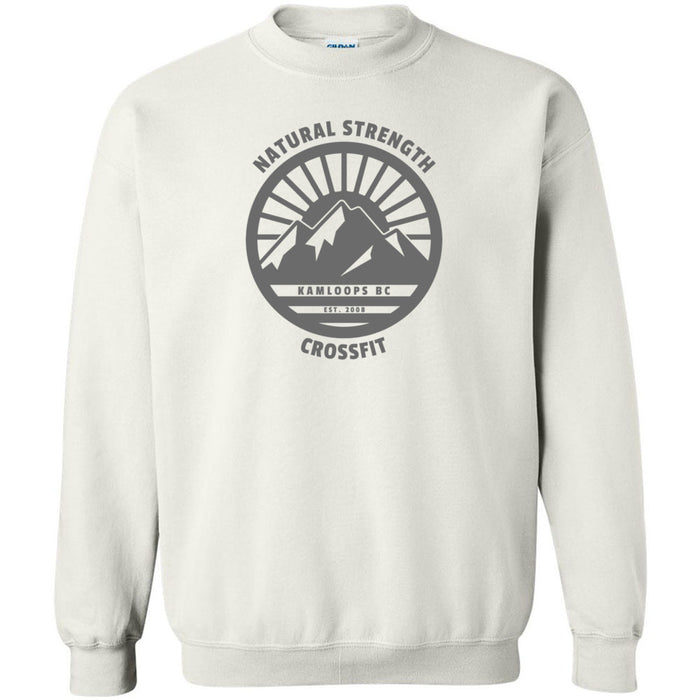 Natural Strength CrossFit - 100 - 02 Wilderness Gray - Crewneck Sweatshirt