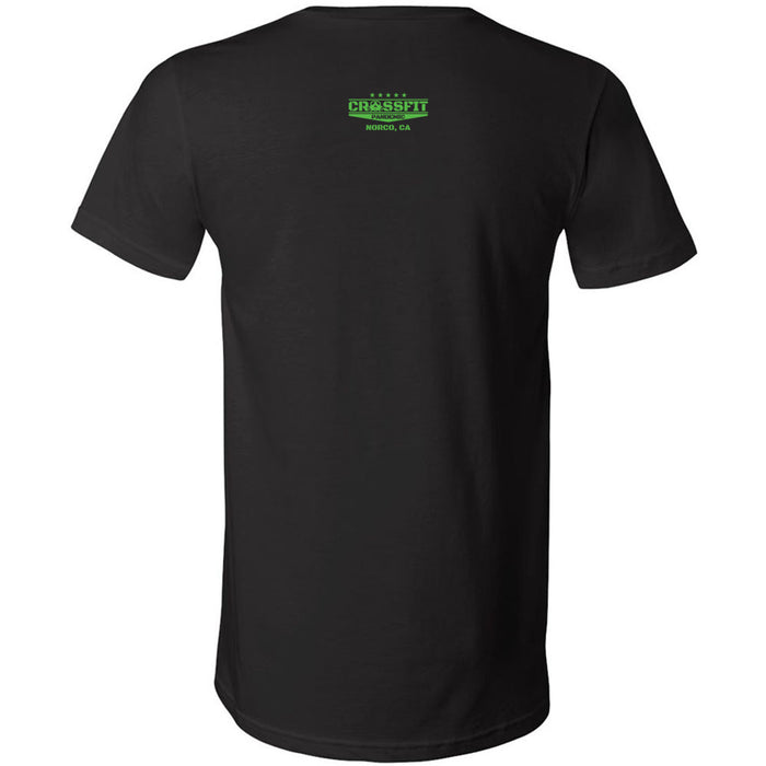 CrossFit Pandemic - 200 - Green - Men's V-Neck T-Shirt