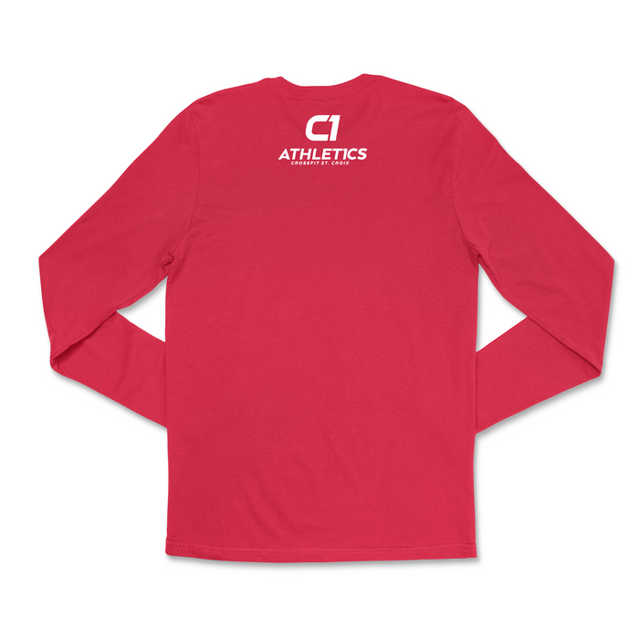 CrossFit St. Croix Barbell (White) Mens - Long Sleeve